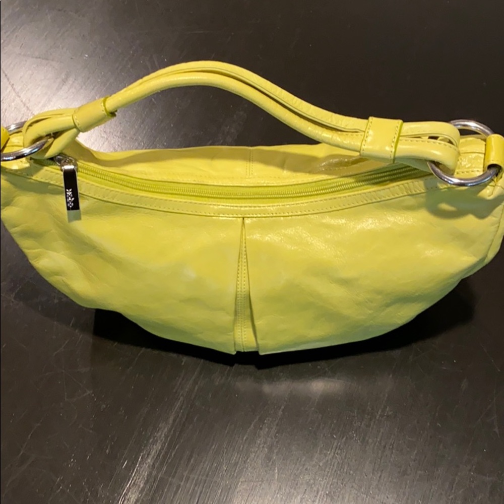 EUC Hobo International citrus satchel.